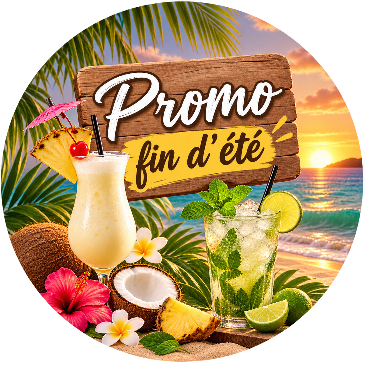 *OFFRE "FIN D'ETE" : 1 Pina Colada + 1 Mojito*