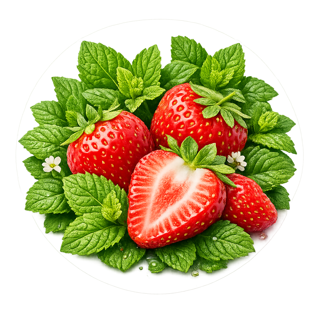 Fraise & Menthe ( Argent )